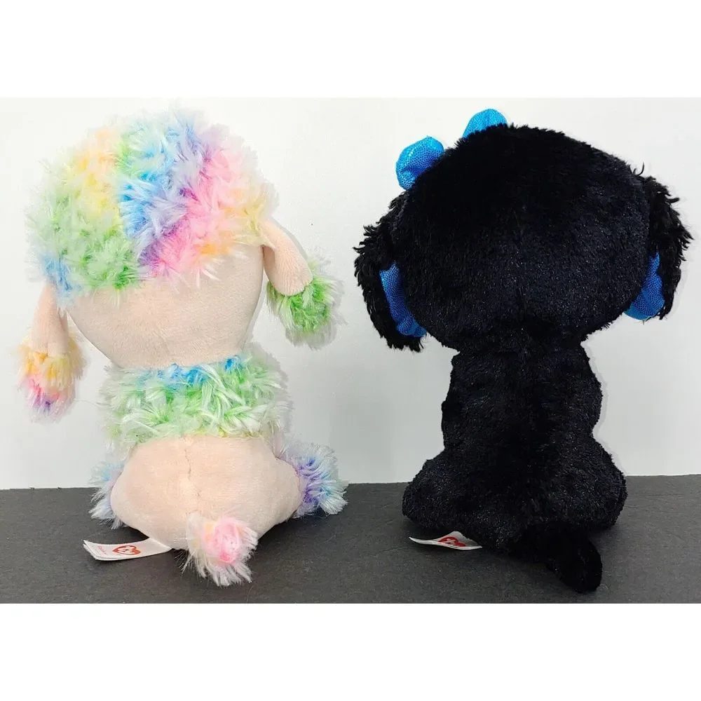 Ty Beanie Boo Dogs Tracey & Rainbow 6